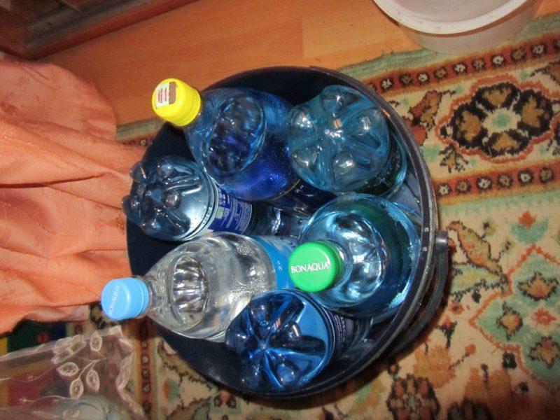 Používání lahví na vodu
