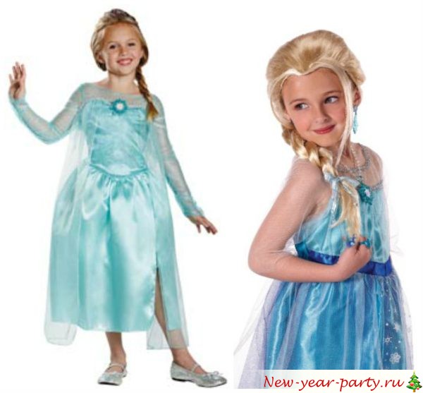 Novoroční kostým Elsy z Frozen
