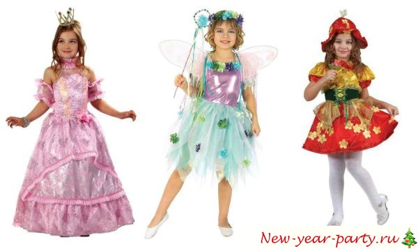 Novoroční kostýmy pro dívky